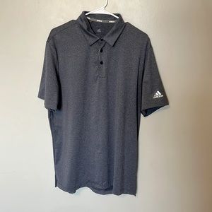 adidas Men's Ultimate365 Heather Polo Shirt size large